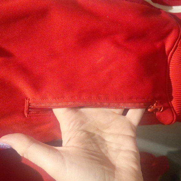Red Abercrombie Zip Up - Picture 4 of 5
